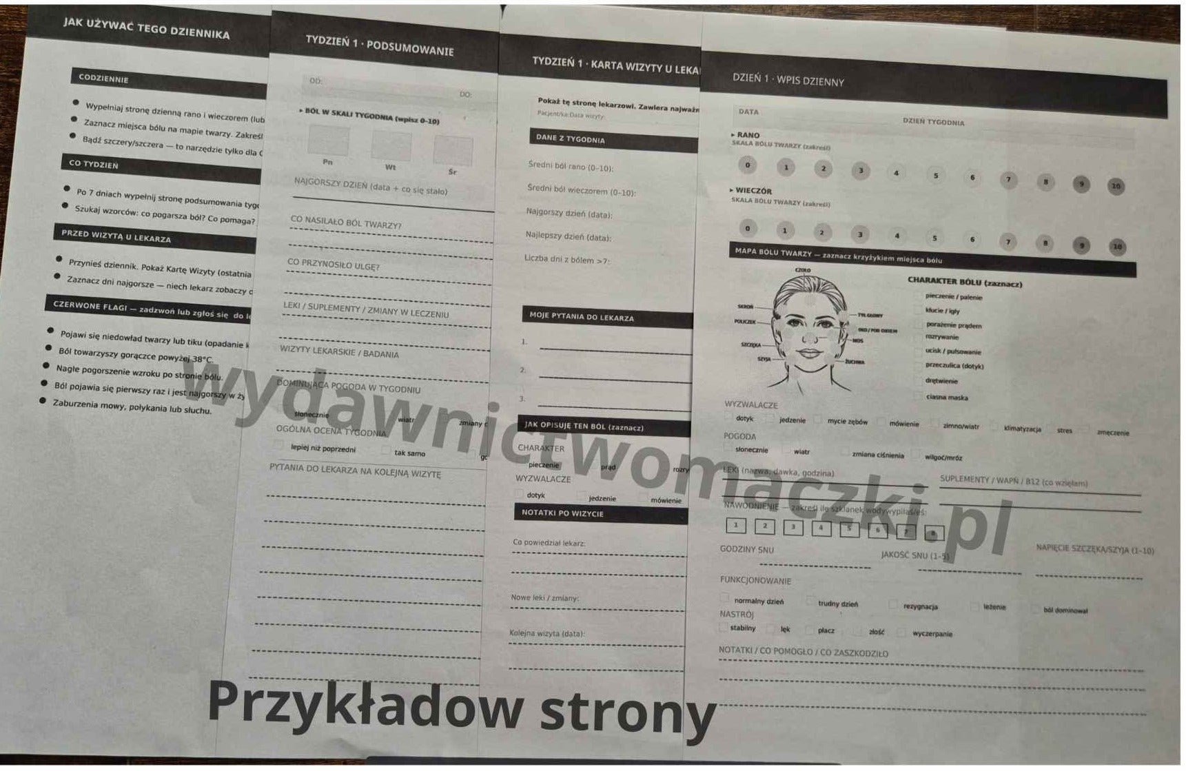 Dziennik Bólu Twarzy " Twarz pod Napięciem" PDF